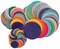 Spectra Pre-Cut Tissue Paper Circles, Assorted Size and Colors, Pack of 2250
